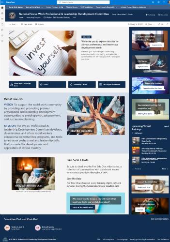 sharepoint committee layout example