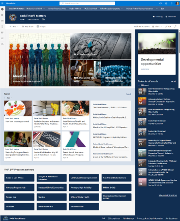 sharepoint hub example
